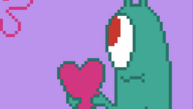 Sheldon James Plankton - Pixel Art