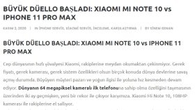 Xiaomi - Iphone Karşılaştırma ve İnceleme Yazısı