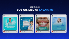 Diş Kliniği Sosyal Medya Tasarımı
