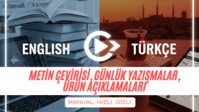 türkçe-ingilizce metin çeviri yaparım