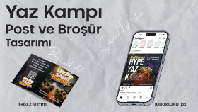 Kamp Broşür ve Post Tasarımı