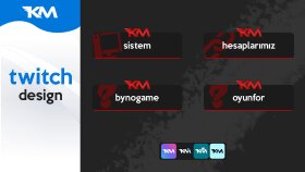 KjaerTM - Twitch Panel Tasarımları