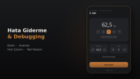Kotlin ile Android uygulamaları geliştiririm