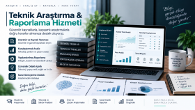 teknik araştırma ve raporlama yaparım