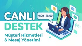 mesajlarınızı ve chat destek sürecinizi yönetirim