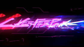 Gamer Cyberpunk Logo intro