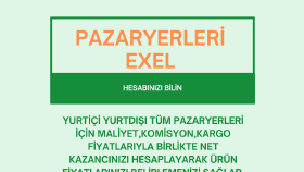 Excel dosyanızı hazırlıyorum