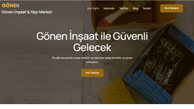 Gönen İnşaat Ticaret - İşyeri Tanıtım Sitesi