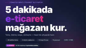 beş dakikada e-ticaret sitenizi hazır hale getiririm