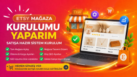 Etsy mağaza kurulumuzu yaparım