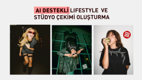 ai destekli kampanya fotoğrafları üretiyorum