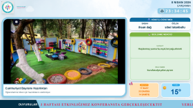 Anaokulları için dijital menu board tv menüsü yazılımı