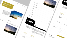 Elektrik Şirketi İçin Modern Landing Page