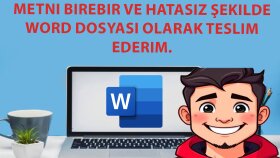 ekran görüntüsünden word’e hatasız metin aktarımı yaparım