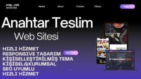 profesyonel seo uyumlu kurumsal web sitesi hazırlarım