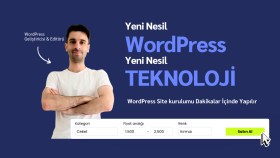 girişimciyim, hızlı, dakikalar içinde web site kurarım