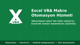 Excel'de VBA ile makro yazar otomasyon yapabilirim