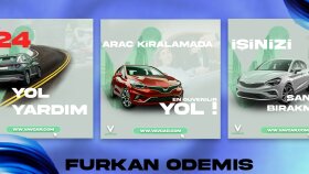 Rent a Car Firması İçin Sosyal Medya Tasarımı