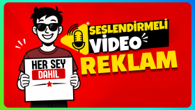 seslendirme içeren video reklamlar hazırlarım