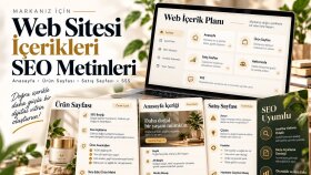siteniz için SEO uyumlu ürün ve sayfa metinleri yazarım