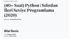 Udemy Kurs Sertifikası