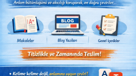 İngilizce/Türkçe metinlerinizi proofreading ile düzenlerim