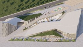 Modern Otel ve Alışveriş Kompleksi Tasarımı