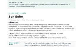 kısa hikaye, film senaryosu ve reklam metinleri yazıyorum