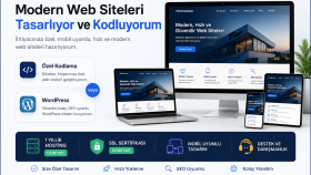 modern ve profesyonel web siteleri tasarlar ve kodlarım