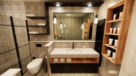 3 Boyutlu Banyo Tasarımı ve Çizimi