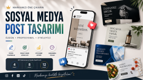 markanıza özel sosyal medya post tasarımı yaparım
