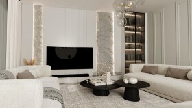 3D Modelleme ve Salon İç Mekan Tasarımı