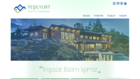 İnşaat Konseptli Web Sitesi Tasarımı