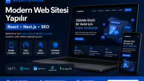 Modern, Hızlı ve Mobil Uyumlu Web Siteleri Yapıyorum