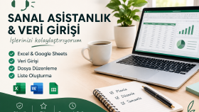 Excel ve veri girişi konusunda destek sunuyorum