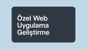 özel tasarım web uygulamaları geliştiririm