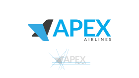 Apex - Konsept Havayolu Şirketi Logo Tasarımı