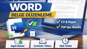 Word belgelerinizi profesyonel şekilde düzenlerim