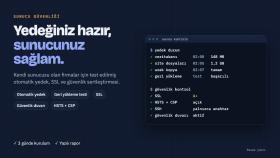 sunucunuza otomatik yedek kurup güvenliğini artırırım