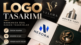 Ben, markanız için özgün ve profesyonel logolar tasarlarım