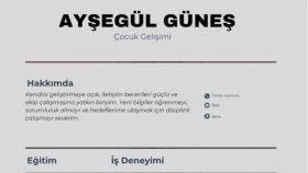 CV'nizi düzenli ve sade bir şekilde tasarlayabilirim