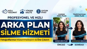  fotoğraflarınızın arka planını silerim