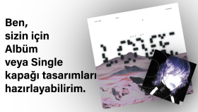 albüm veya single kapağı tasarımları yapabilirim