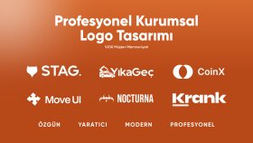 profesyonel, özgün ve modern logo tasarlarım