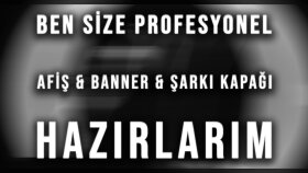 profesyonel banner/afiş/şarkı kapağı tasarımları yaparım