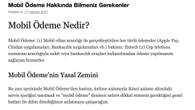 Örnek bir yazı