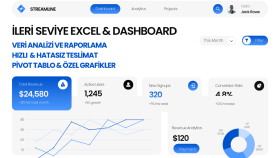 Excel Veri Analizi, Formül ve Raporlama yapabilirim