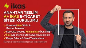 anahtar teslim A plus ikas e-ticaret sitesi kurarım