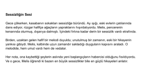 Yaratıcı Hikaye-Özgün Senaryo