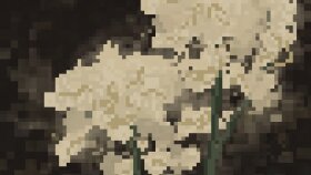 dilediğiniz bir çiçeğin Pixel Art'ını yaparım